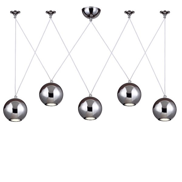 Подвесной светильник Multisphere Pendant Silver 5 Подвесной светильник Multisphere Pendant Silver 5 в Тюмени | Loft Concept