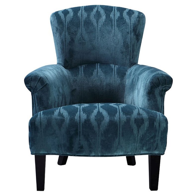 Кресло бархатное Lazure Chair Темно-синий Кресло бархатное Lazure Chair Темно-синий в Тюмени | Loft Concept
