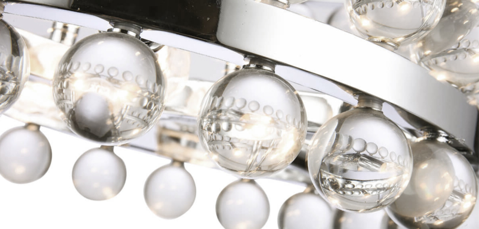 Sacramento Transparent Balls Two Circle Chandelier Sacramento Transparent Balls Two Circle Chandelier - Loft-Concept в Тюмени