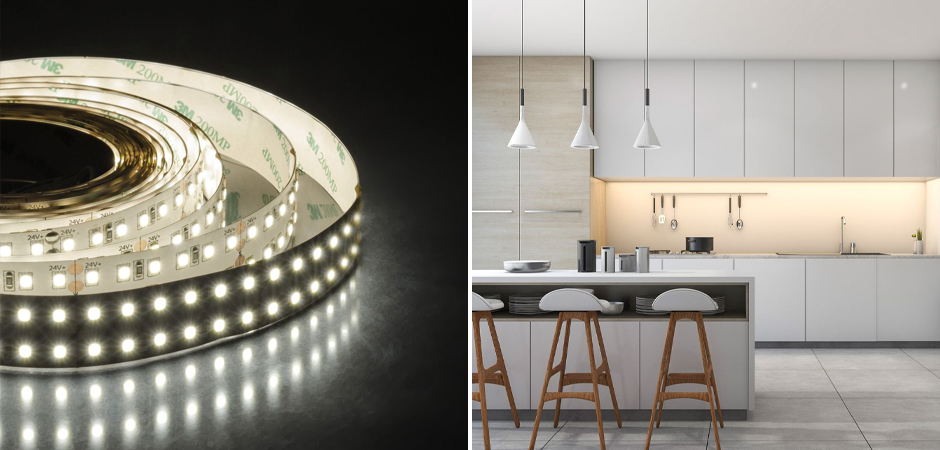 Светодиодная лента 38W/m 240LED/m 2835SMD теплый белый 5M Светодиодная лента 38W/m 240LED/m 2835SMD теплый белый 5M - Loft-Concept в Тюмени