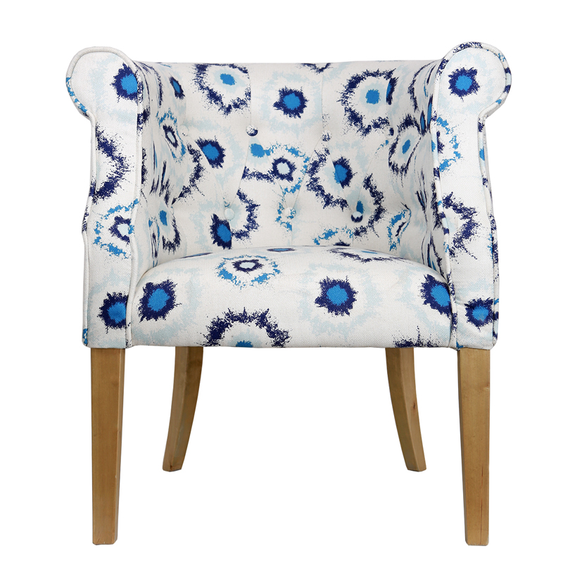 Кресло Laurette Armchair Синий Голубой Кресло Laurette Armchair Синий Голубой в Тюмени | Loft Concept