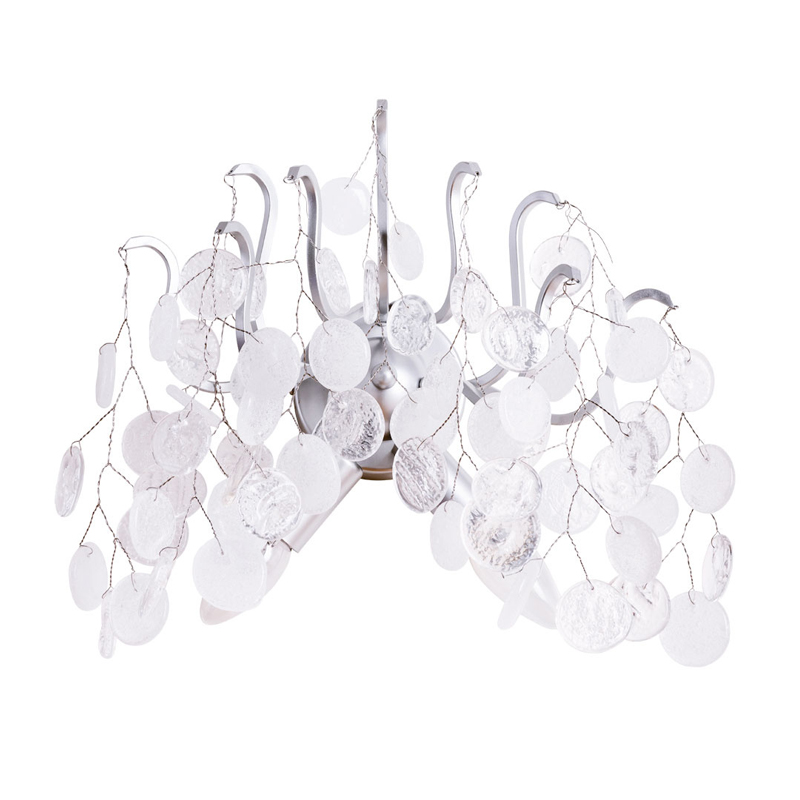 Бра FAIRYTREE Wall Lamp Silver Серебряный Прозрачное Стекло Бра FAIRYTREE Wall Lamp Silver Серебряный Прозрачное Стекло в Тюмени | Loft Concept