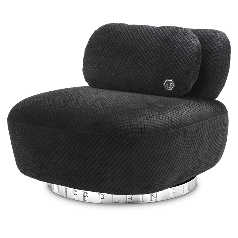 Кресло Philipp Plein Chair Signature Черный Хром Кресло Philipp Plein Chair Signature Черный Хром в Тюмени | Loft Concept