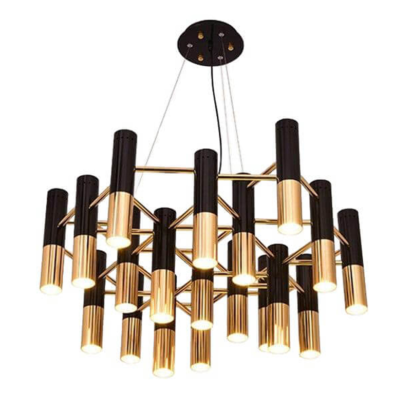 Люстра IKE Delightfull Gold & Black Черный Золотой Люстра IKE Delightfull Gold & Black Черный Золотой в Тюмени | Loft Concept