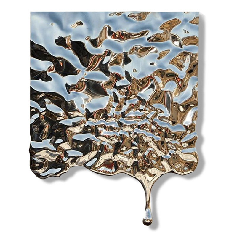 Арт-объект РТУТЬ Abstract Metal Mercury Wave Арт-объект РТУТЬ Abstract Metal Mercury Wave в Тюмени | Loft Concept