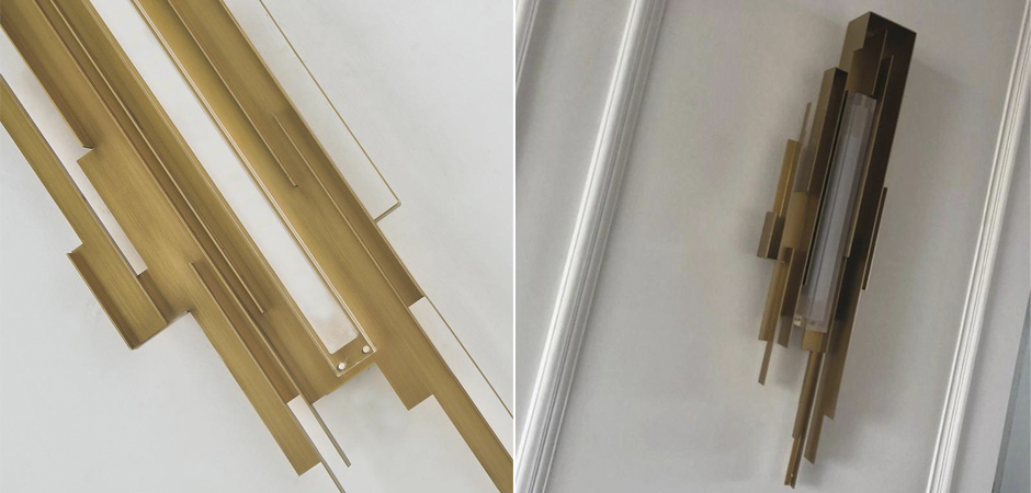 Бра Flowing Metal Sconce Бра Flowing Metal Sconce - Loft-Concept в Тюмени