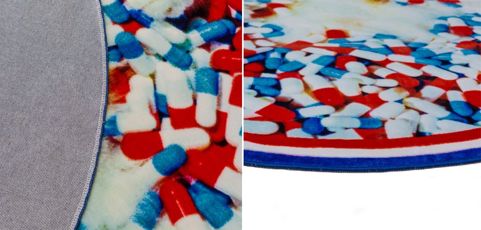 Ковер Seletti Round Rug Cat Ковер Seletti Round Rug Cat - Loft-Concept в Тюмени