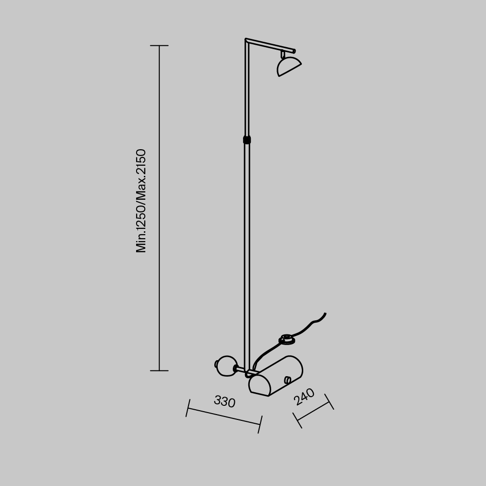 Напольный светильник Pikant 3000К 13Вт в Тюмени
