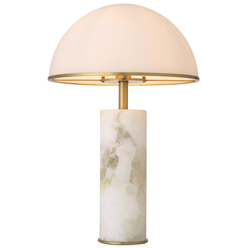 Настольная лампа Eichholtz Table Lamp Vaneta Белое матовое стекло Латунь Настольная лампа Eichholtz Table Lamp Vaneta Белое матовое стекло Латунь в Тюмени | Loft Concept