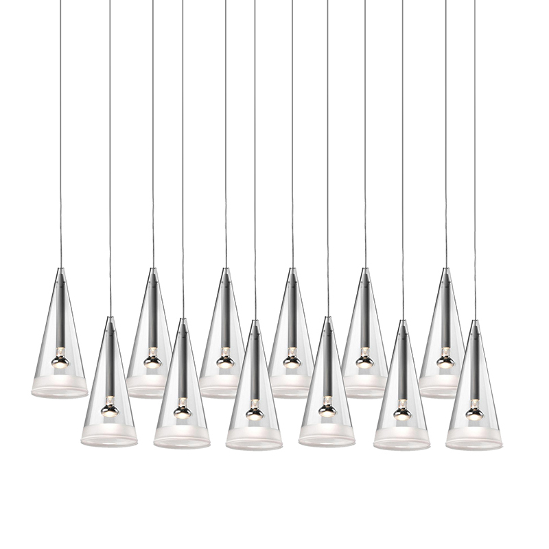 Люстра Flos Fucsia 12 Прозрачный Люстра Flos Fucsia 12 Прозрачный в Тюмени | Loft Concept