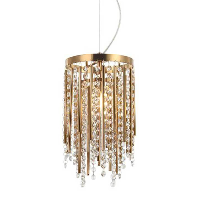 Подвесной светильник Crystal Wind Chimes Bronze Hanging Lamp Бронза Прозрачный Подвесной светильник Crystal Wind Chimes Bronze Hanging Lamp Бронза Прозрачный в Тюмени | Loft Concept