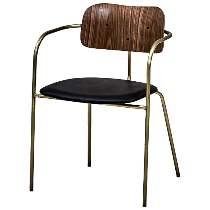 Стул Pilar Loft Stool black Черный Коричневый Бронза Стул Pilar Loft Stool black Черный Коричневый Бронза в Тюмени | Loft Concept