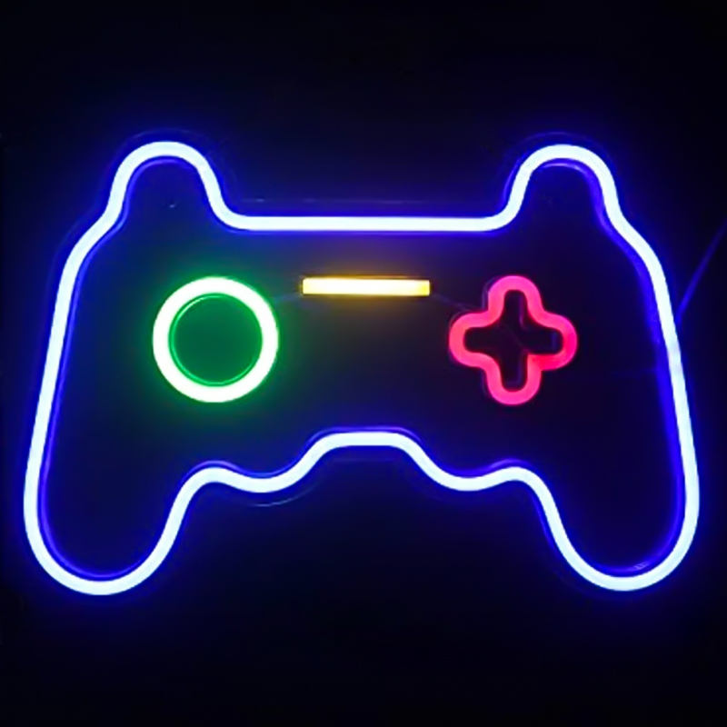 Неоновая настенная лампа Joystick Neon Wall Lamp Синий Зеленый Красный Желтый Прозрачный Неоновая настенная лампа Joystick Neon Wall Lamp Синий Зеленый Красный Желтый Прозрачный в Тюмени | Loft Concept