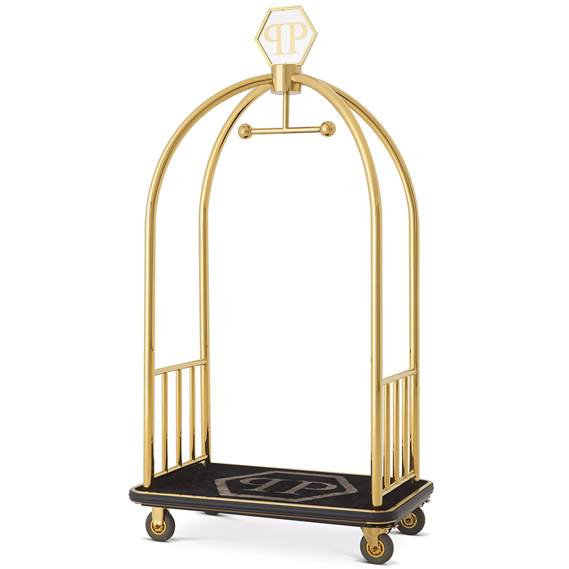 Вешалка для одежды Philipp Plein Hotel Trolley Heaven Золотой Черный Вешалка для одежды Philipp Plein Hotel Trolley Heaven Золотой Черный в Тюмени | Loft Concept