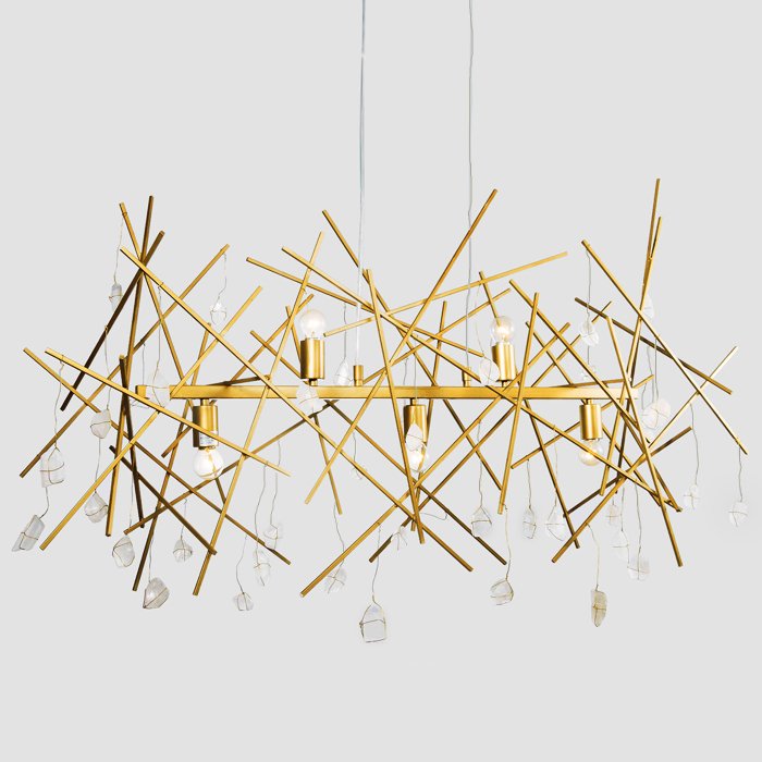Люстра Locust Thorn and Stone CHANDELIER Бронза Прозрачное Стекло Люстра Locust Thorn and Stone CHANDELIER Бронза Прозрачное Стекло в Тюмени | Loft Concept