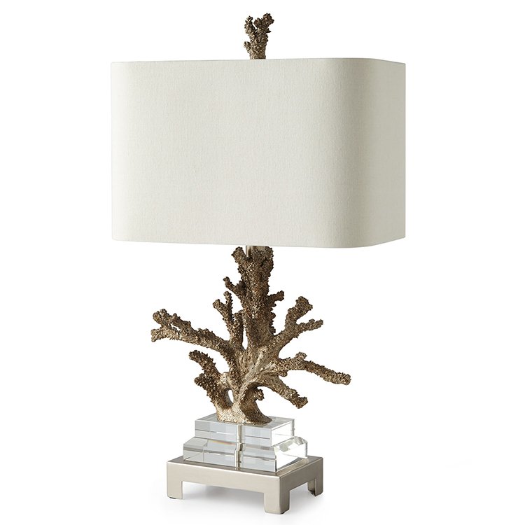 Настольная лампа Soft Gold Coral Белый Золотой Серебряный Настольная лампа Soft Gold Coral Белый Золотой Серебряный в Тюмени | Loft Concept