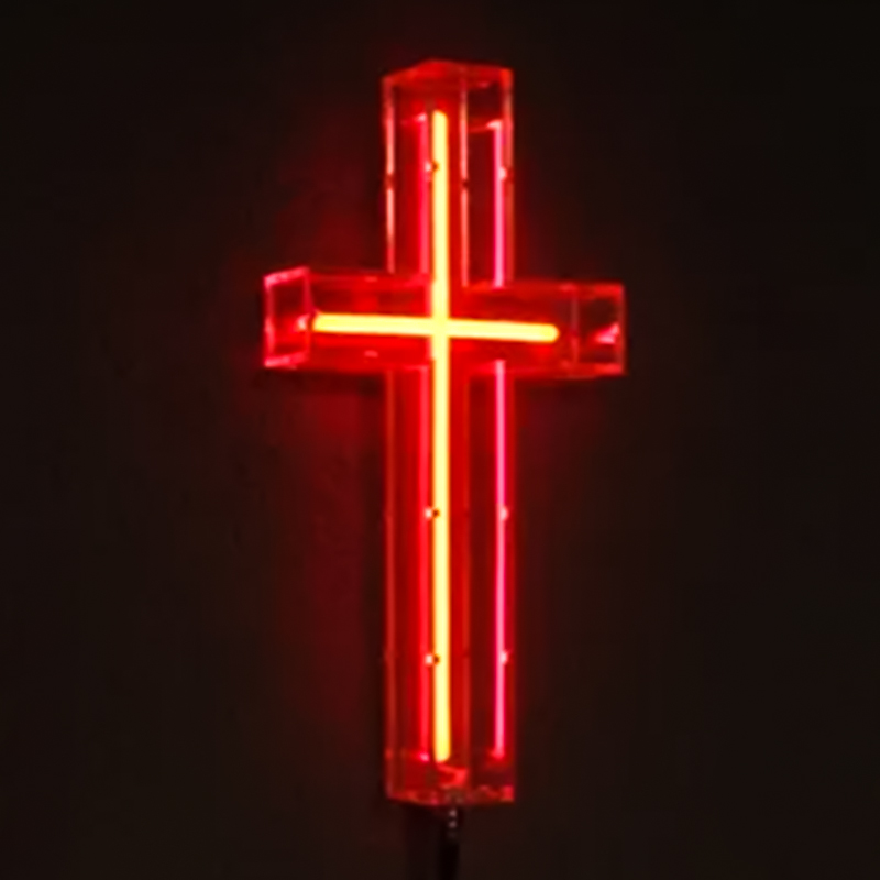 Неоновая настенная лампа Red Cross Neon Wall Lamp Красный Прозрачный Неоновая настенная лампа Red Cross Neon Wall Lamp Красный Прозрачный в Тюмени | Loft Concept