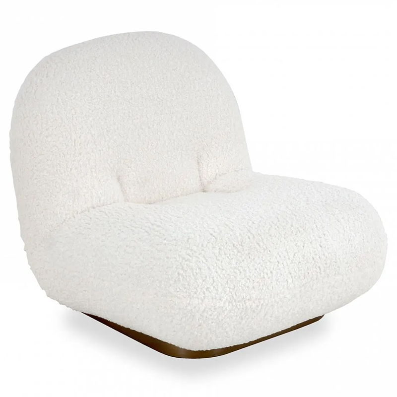 Кресло Herbie White Armchair Белый Золотой Кресло Herbie White Armchair Белый Золотой в Тюмени | Loft Concept