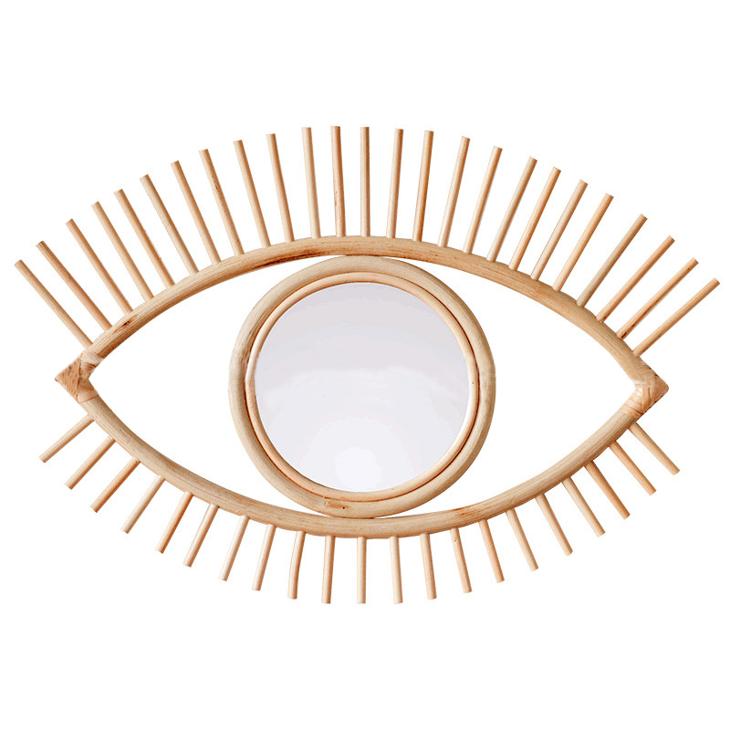 Зеркало Eye Wicker Mirror Древесина Зеркало Eye Wicker Mirror Древесина в Тюмени | Loft Concept