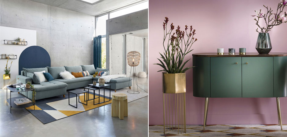 Ваза Vase On A Metal Stand Brass Ваза Vase On A Metal Stand Brass - Loft-Concept в Тюмени