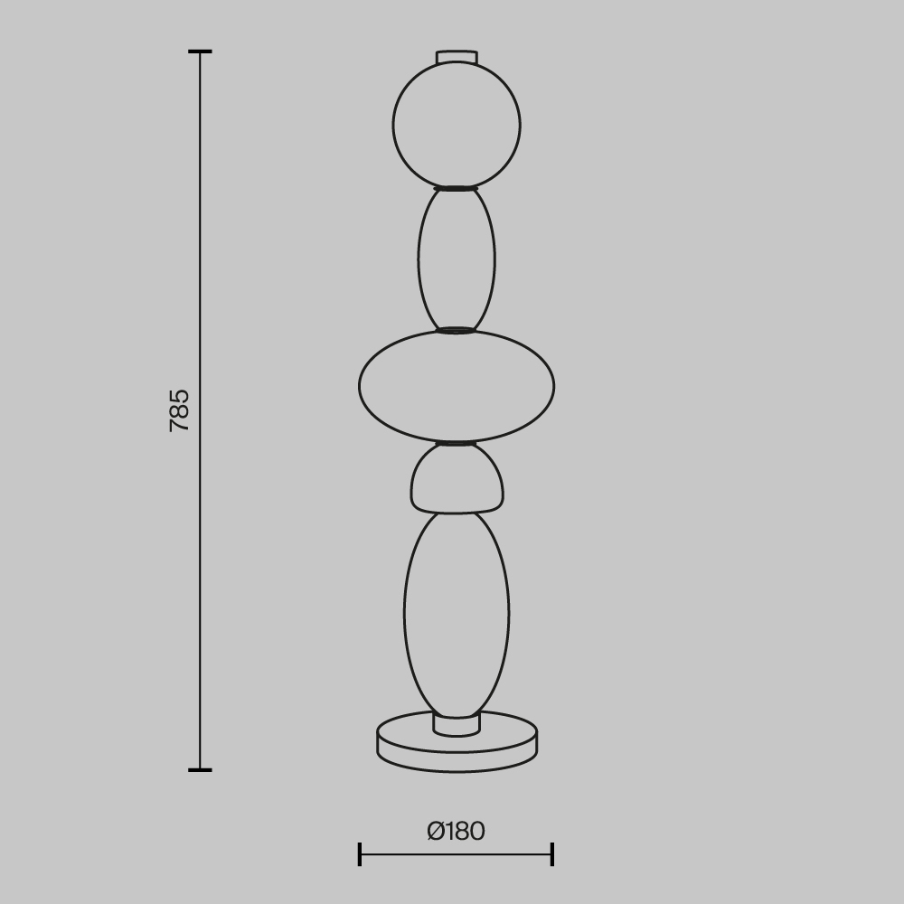 Настольный светильник Adore 3000К 23Вт в Тюмени
