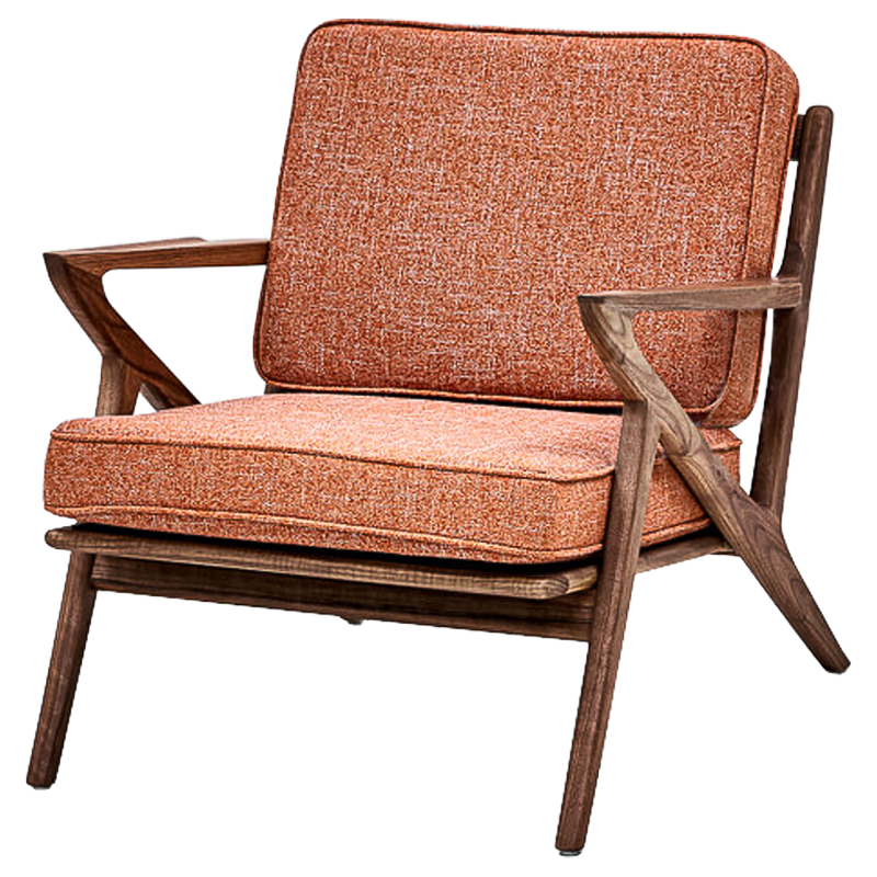 Кресло Raamsdonk Chair Коричневый Коралловый Кресло Raamsdonk Chair Коричневый Коралловый в Тюмени | Loft Concept