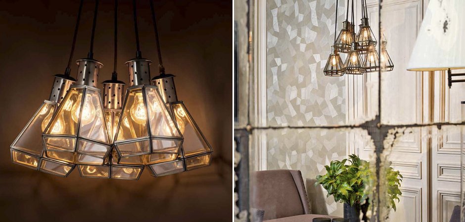 Подвесной светильник Eichholtz Hanging Lamp Polygon - Loft-Concept в Тюмени