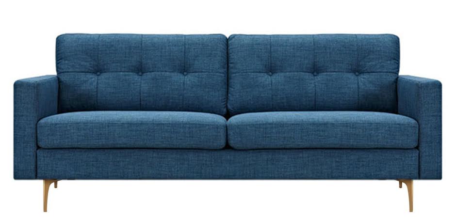 Диван Stone Blue Greta Sofa Диван синий лен Диван Stone Blue Greta Sofa Диван синий лен - Loft-Concept в Тюмени