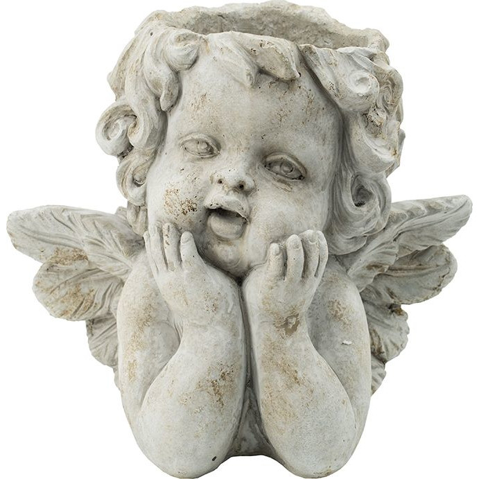 Кашпо Happy angel Серый Кашпо Happy angel Серый в Тюмени | Loft Concept