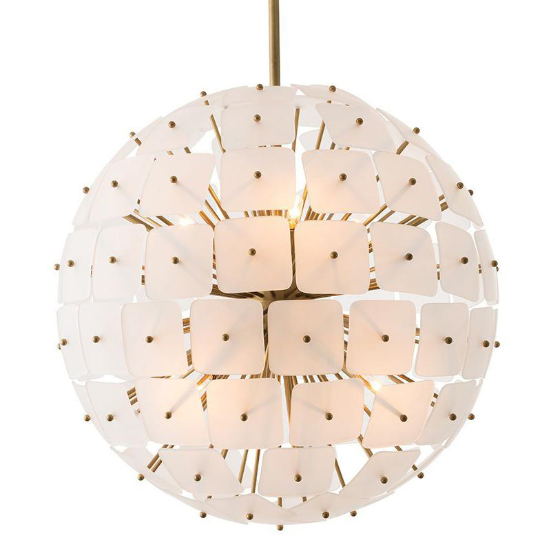 Люстра Sputnik Square Matt Chandelier Золотой Люстра Sputnik Square Matt Chandelier Золотой в Тюмени | Loft Concept