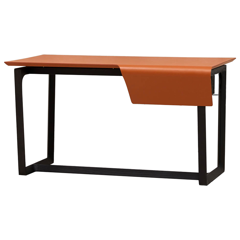 Рабочий стол Stan Orange Desk Оранжевый Черный Рабочий стол Stan Orange Desk Оранжевый Черный в Тюмени | Loft Concept