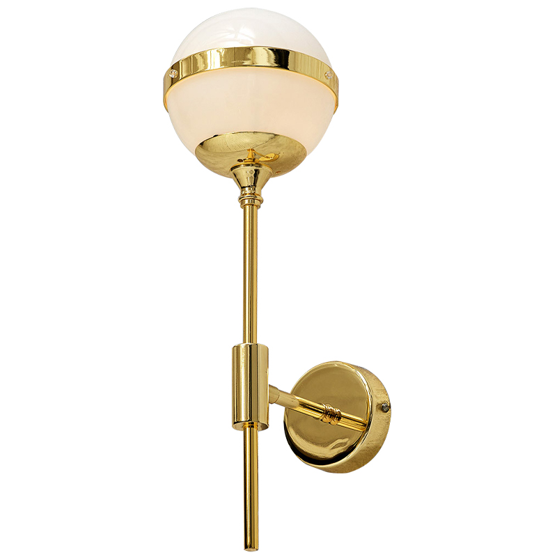 Бра Peggy Futura Gold Wall Lamp Золотой Белый Бра Peggy Futura Gold Wall Lamp Золотой Белый в Тюмени | Loft Concept