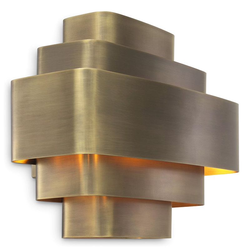 Бра Eichholtz Wall Lamp Pegaso Brass Винтажная латунь в Тюмени | Loft Concept 