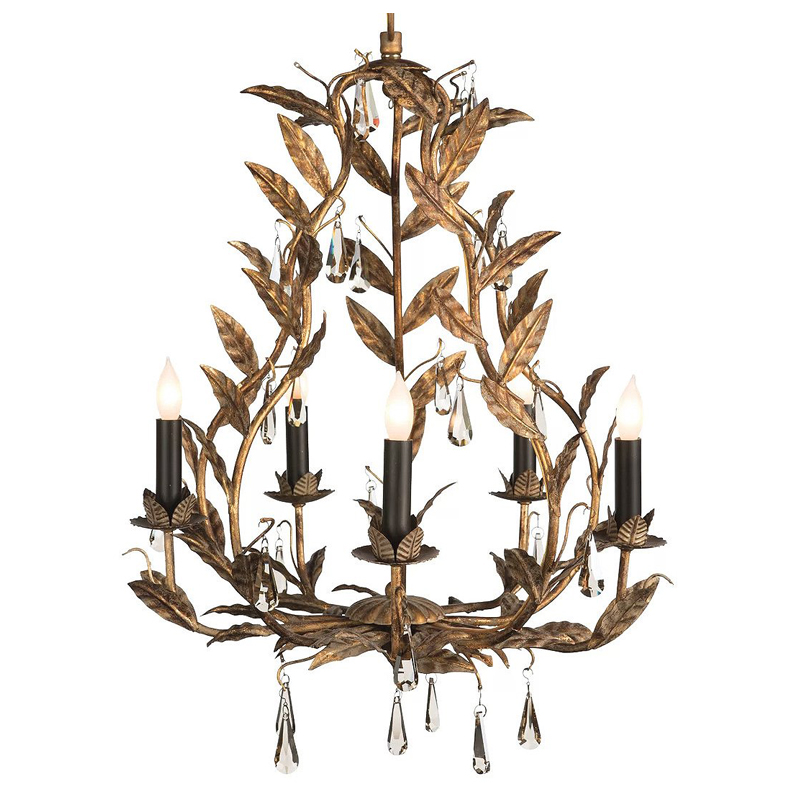 Люстра Onorada Chandelier antique gold Золотой Люстра Onorada Chandelier antique gold Золотой в Тюмени | Loft Concept