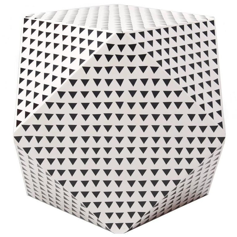 Triangular Black and White Geometric side table Черно-белый Triangular Black and White Geometric side table Черно-белый в Тюмени | Loft Concept