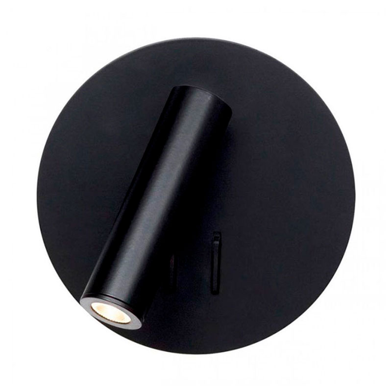 Бра Chelsom WALL LED DOCK Black Round Черный Бра Chelsom WALL LED DOCK Black Round Черный в Тюмени | Loft Concept