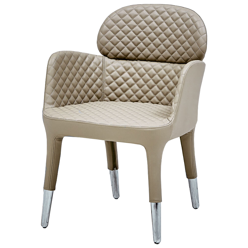 Кресло Ansbach Chair Бежевый Хром Кресло Ansbach Chair Бежевый Хром в Тюмени | Loft Concept