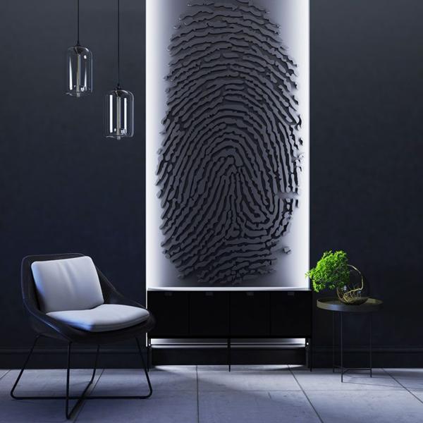 Барельеф FINGERPRINT  в Тюмени | Loft Concept 