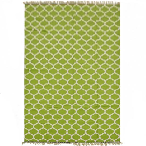 Ковер Ornament Cotton Green 100% хлопок Зеленый Ковер Ornament Cotton Green 100% хлопок Зеленый в Тюмени | Loft Concept