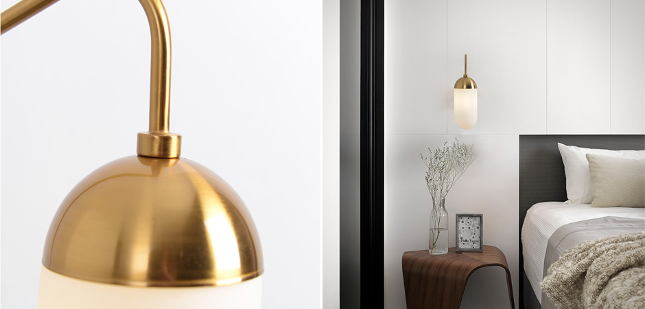Бра Pelle Sconce short Gooseneck Clear Shade Бра Pelle Sconce short Gooseneck Clear Shade - Loft-Concept в Тюмени