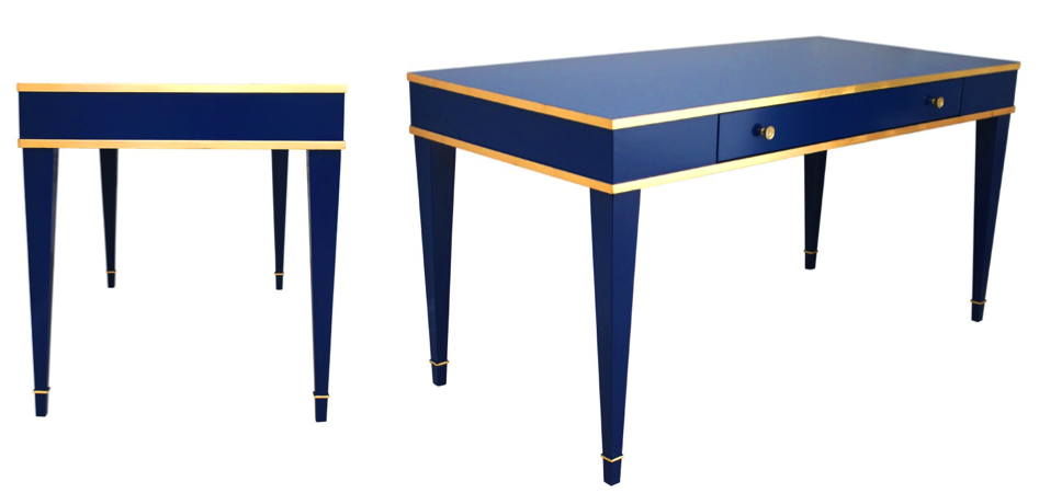 Письменный стол Kelly Desk Синий Письменный стол Kelly Desk Синий - Loft-Concept в Тюмени