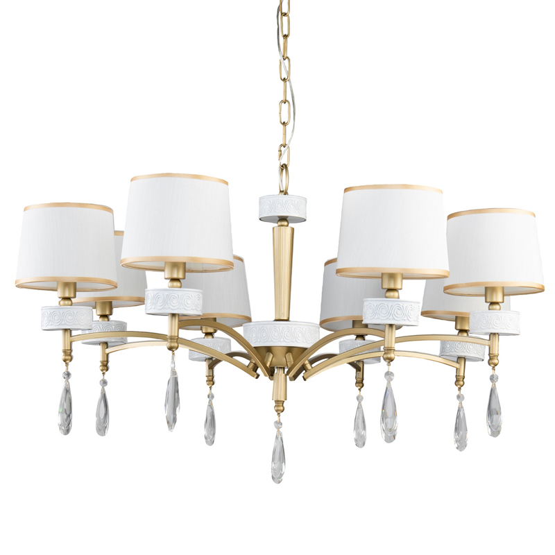 Люстра Dayodore Chandelier 86 Золотой Белый Прозрачный в Тюмени | Loft Concept 