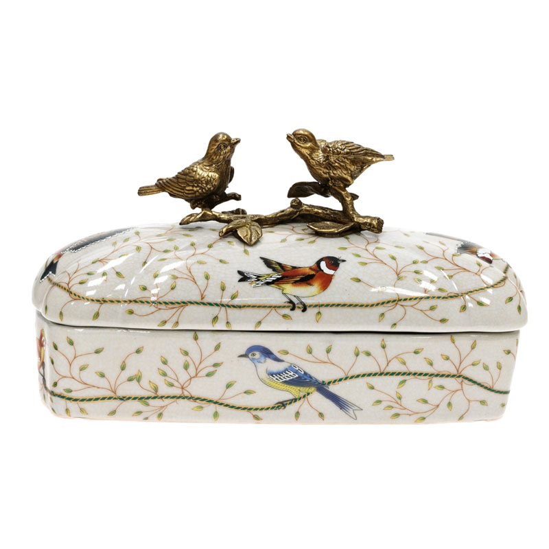 Шкатулка Bronze and Color Birds Box Мульти Бронза Шкатулка Bronze and Color Birds Box Мульти Бронза в Тюмени | Loft Concept
