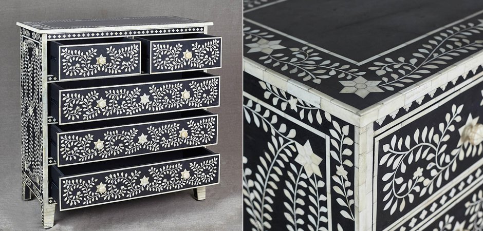 Комод Inlaid Bone Stars Комод Inlaid Bone Stars - Loft-Concept в Тюмени