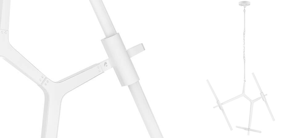 Люстра Агнес Chandelier White 6 Люстра Агнес Chandelier White 6 - Loft-Concept в Тюмени