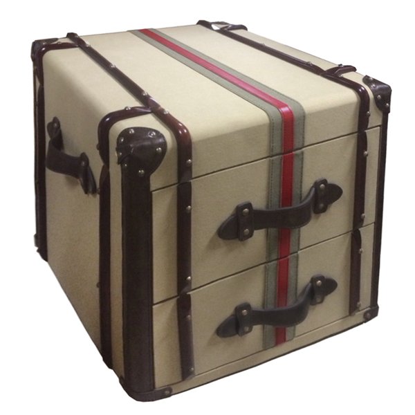 Сундук Richards Red line Canvas Medium trunk Сундук Richards Red line Canvas Medium trunk в Тюмени | Loft Concept