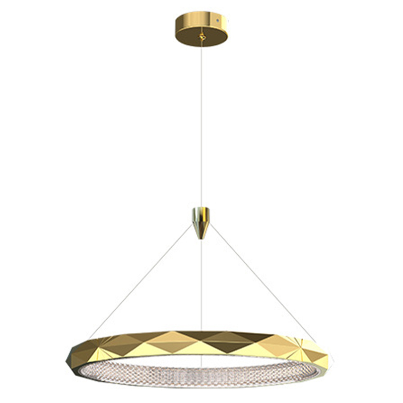 Люстра Horizontal Ring Gold Chandelier Золотой Люстра Horizontal Ring Gold Chandelier Золотой в Тюмени | Loft Concept