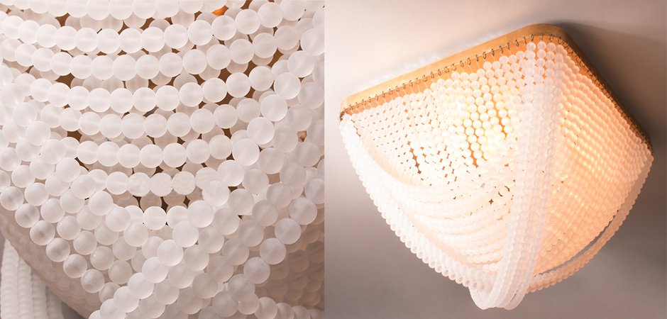 Люстра Cockle beaded ball ceiling lamp Люстра Cockle beaded ball ceiling lamp - Loft-Concept в Тюмени