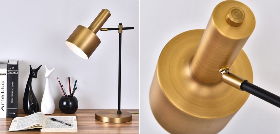Настольная лампа Margarita Brass Table Lamp Настольная лампа Margarita Brass Table Lamp - Loft-Concept в Тюмени