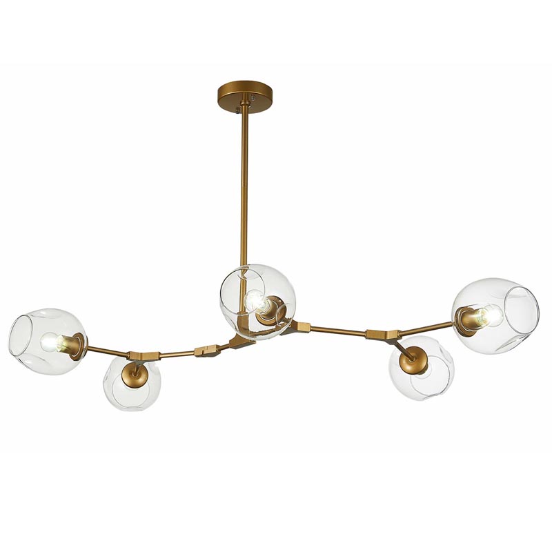 Люстра Branching Bubble Chandelier 5 gold Золотой Люстра Branching Bubble Chandelier 5 gold Золотой в Тюмени | Loft Concept